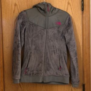 EUC North Face osito fur hooded jacket